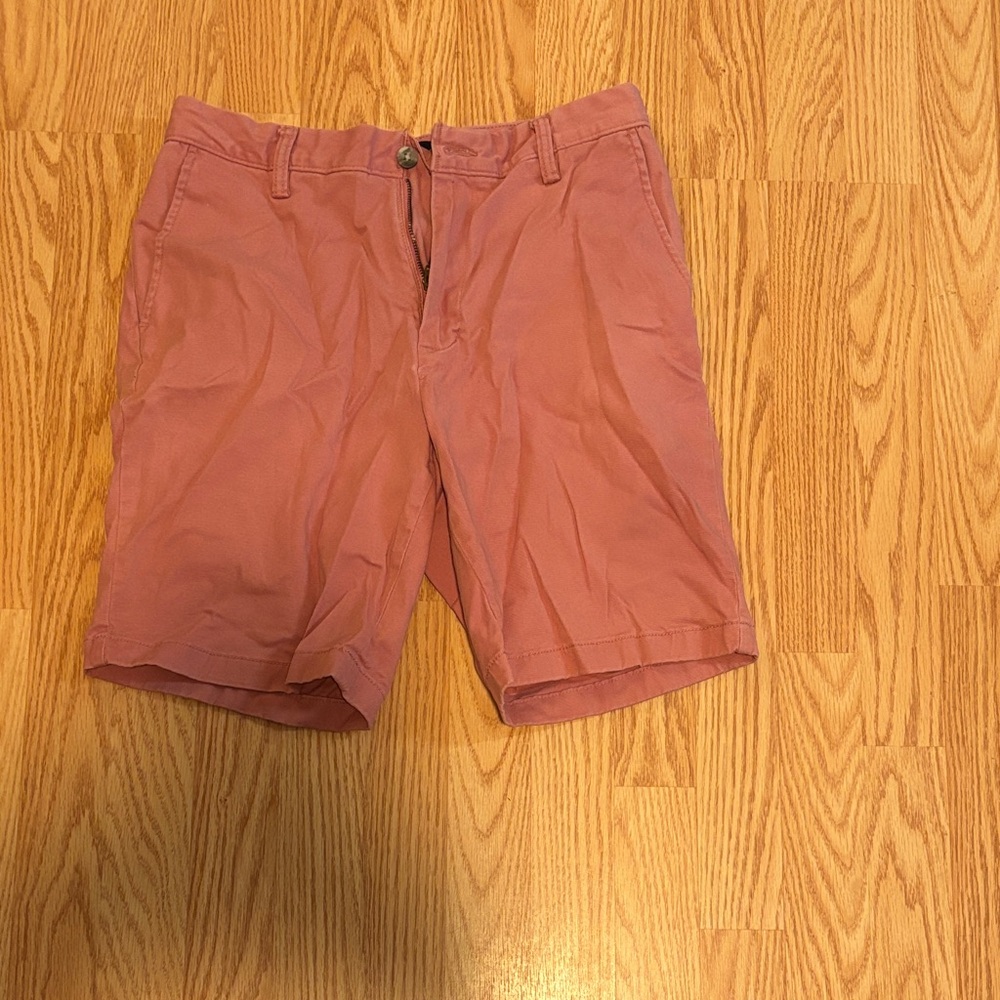 Nautica Men's Dusty Rose Flat Front Shorts